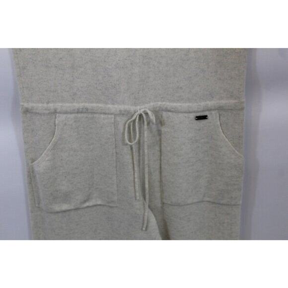 MALO Sz S Small Oatmeal 100% Cashmere Sweater Knit Tuta Jumpsuit NWT - Picture 11 of 14